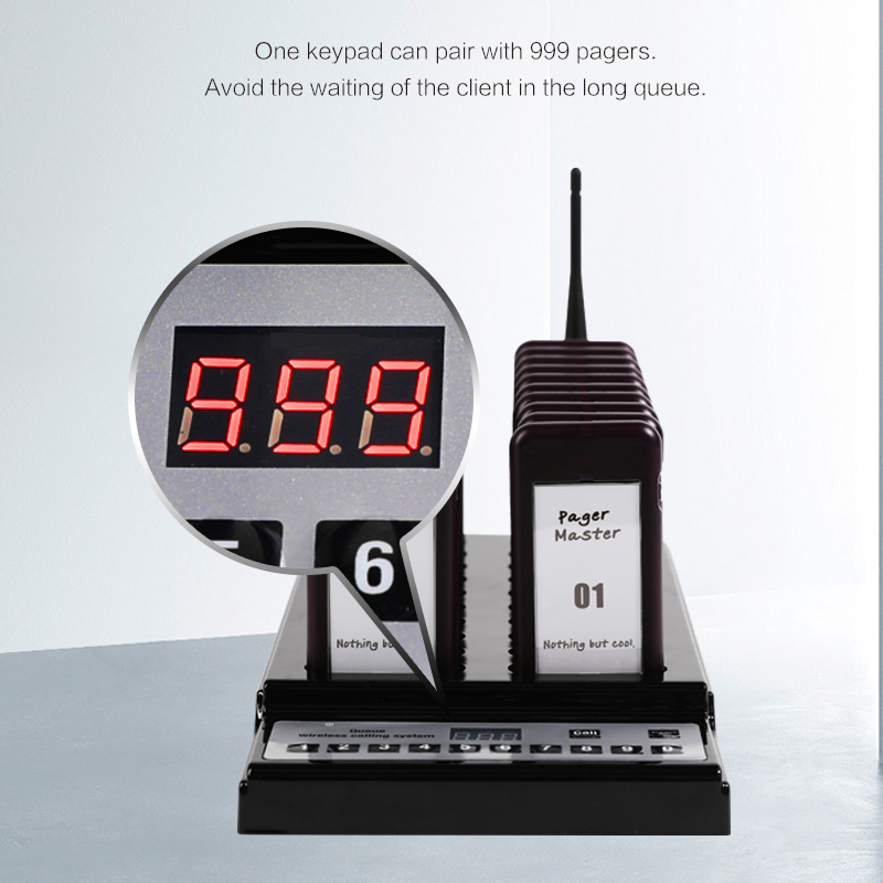 Wireless restaurant paging system restaurant pager table pager paging system