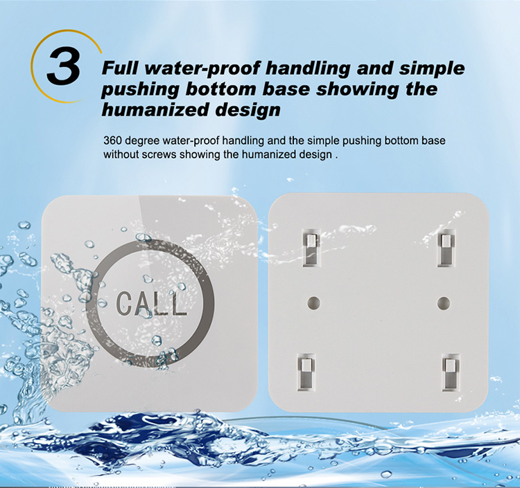 Touch Panel Hospital Nurse Call System Nurse Call Button with Pull