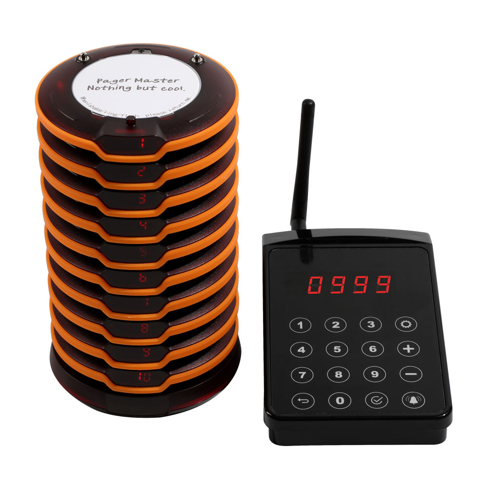 Coaster pager call system restaurant pager wireless calling system for restaurant