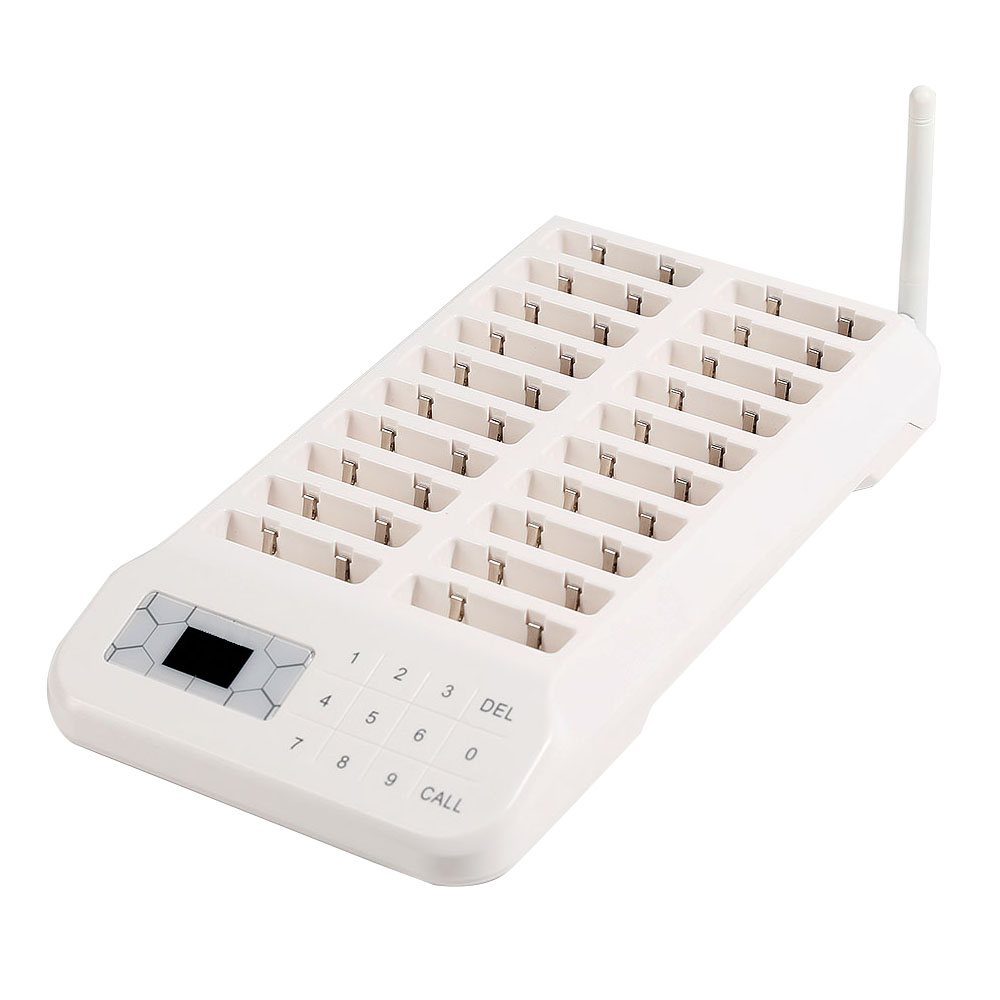Wireless restaurant paging system custom queue calling pager 1 + 16