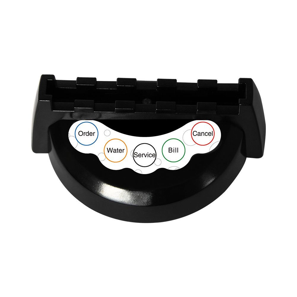 Wireless restaurant calling system table menu call paging system service call bell with light