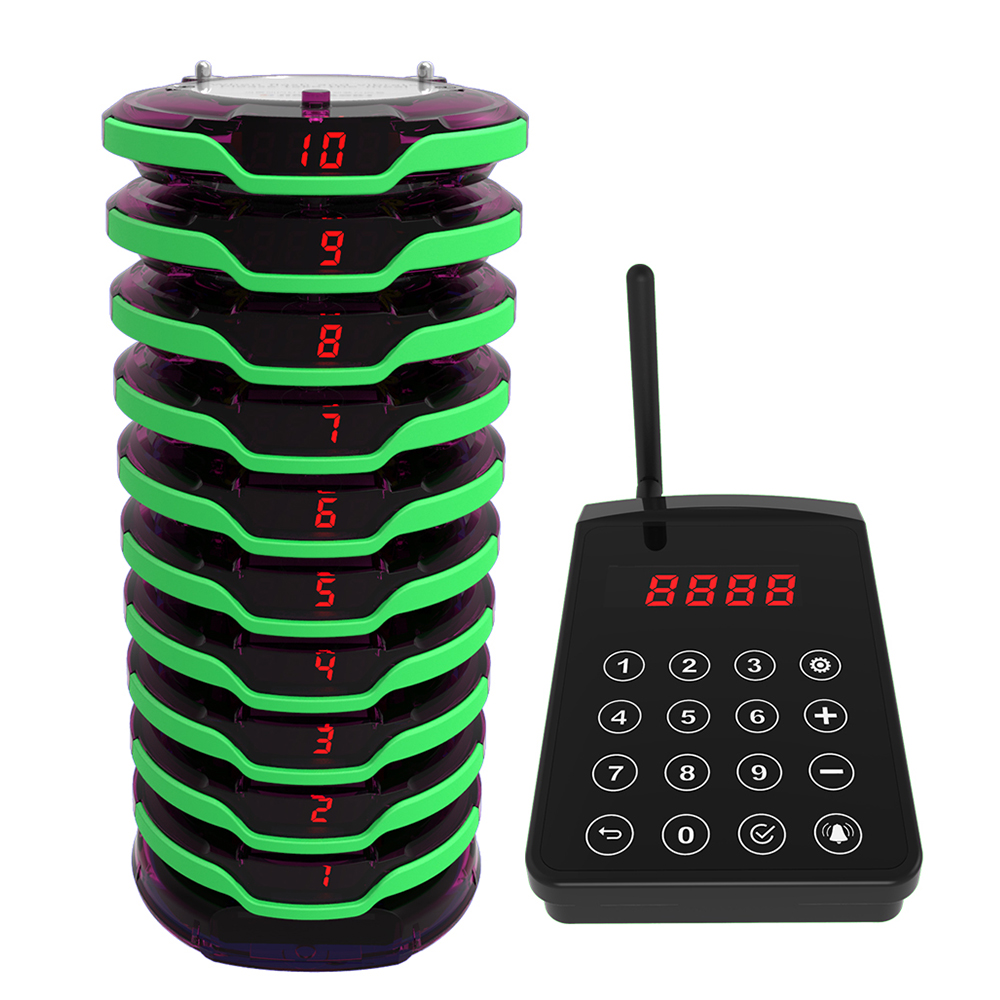 Waterproof Restaurant Pager Coaster Pager Wireless Pager System Calling System