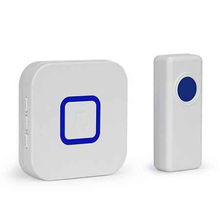 Wireless Door Bell Caregiver Pager Plug-in Receiver Patient Call Button Help System Nurse Alert System for Elderly Hospice Home Personal Attention