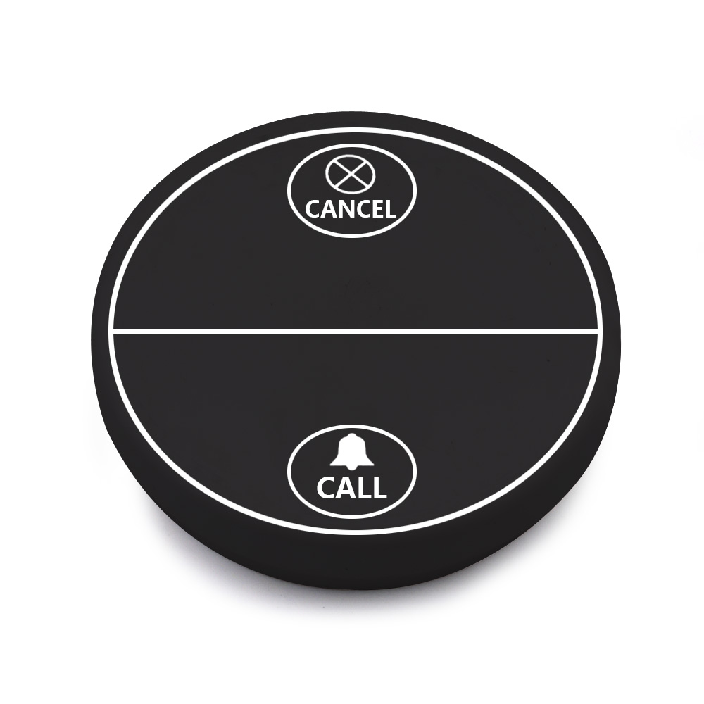 Self-generating electricity wireless calling system restaurant table buzzer waiter call button with no lithium battery or dry battery
