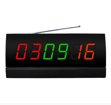 Wireless calling system number display panel screen monitor with 3 ...