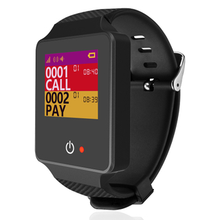 Wireless Paging System Cafe Restaurant Calling Touch Screen Watch Pager